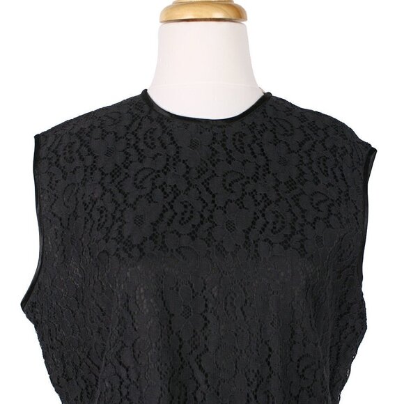 Vintage Black Lace Cocktail Dress Over Five-Seven Shop Tall Size Large - Hey Viv - Picture 4 of 5